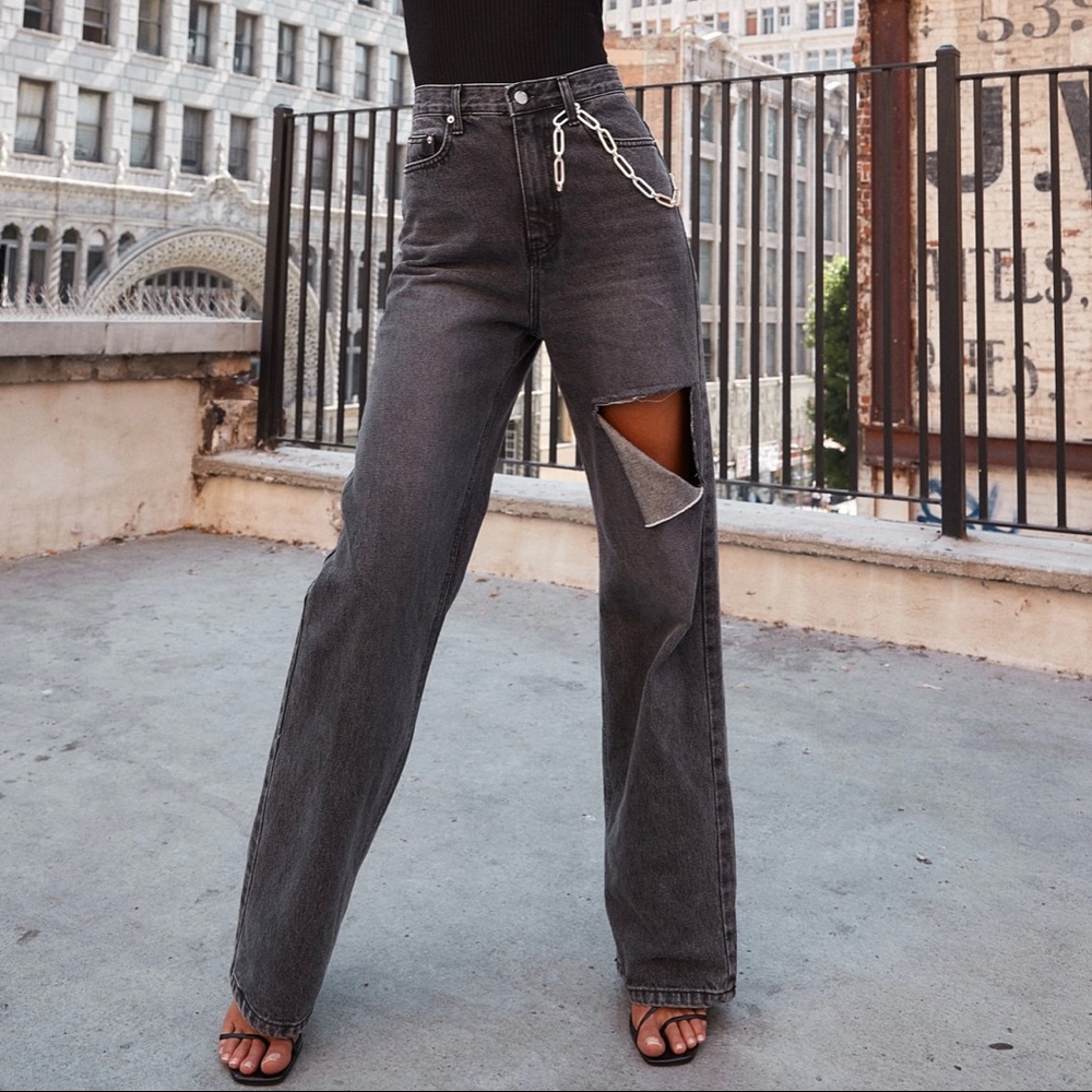 Brooklyn Slash Boyfriend Jeans